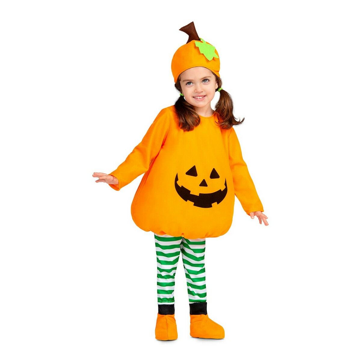 Maskeraddräkt för barn My Other Me Pumpa Orange (4 Delar) - 5