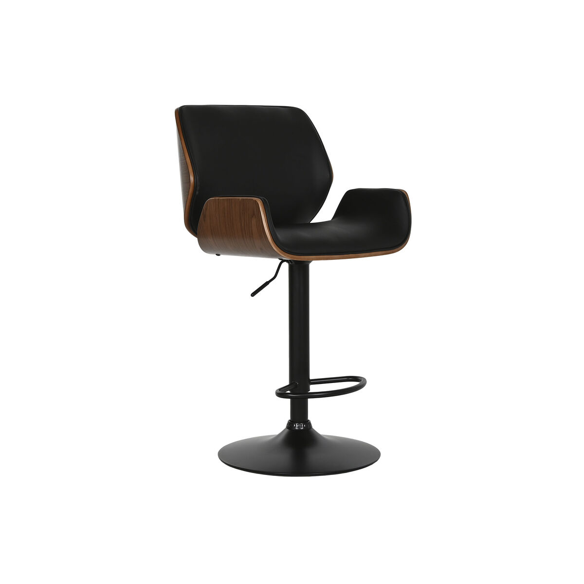 Sittpall Home ESPRIT Svart Trä 52 X 51,5 X 96 cm