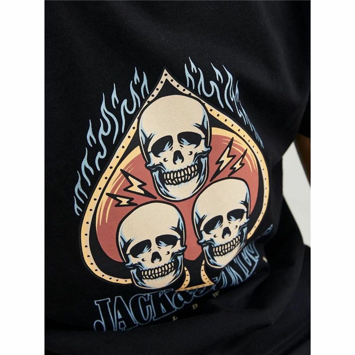 Barn T-shirt med kortärm Jack & Jones Jorheavens Svart - 4