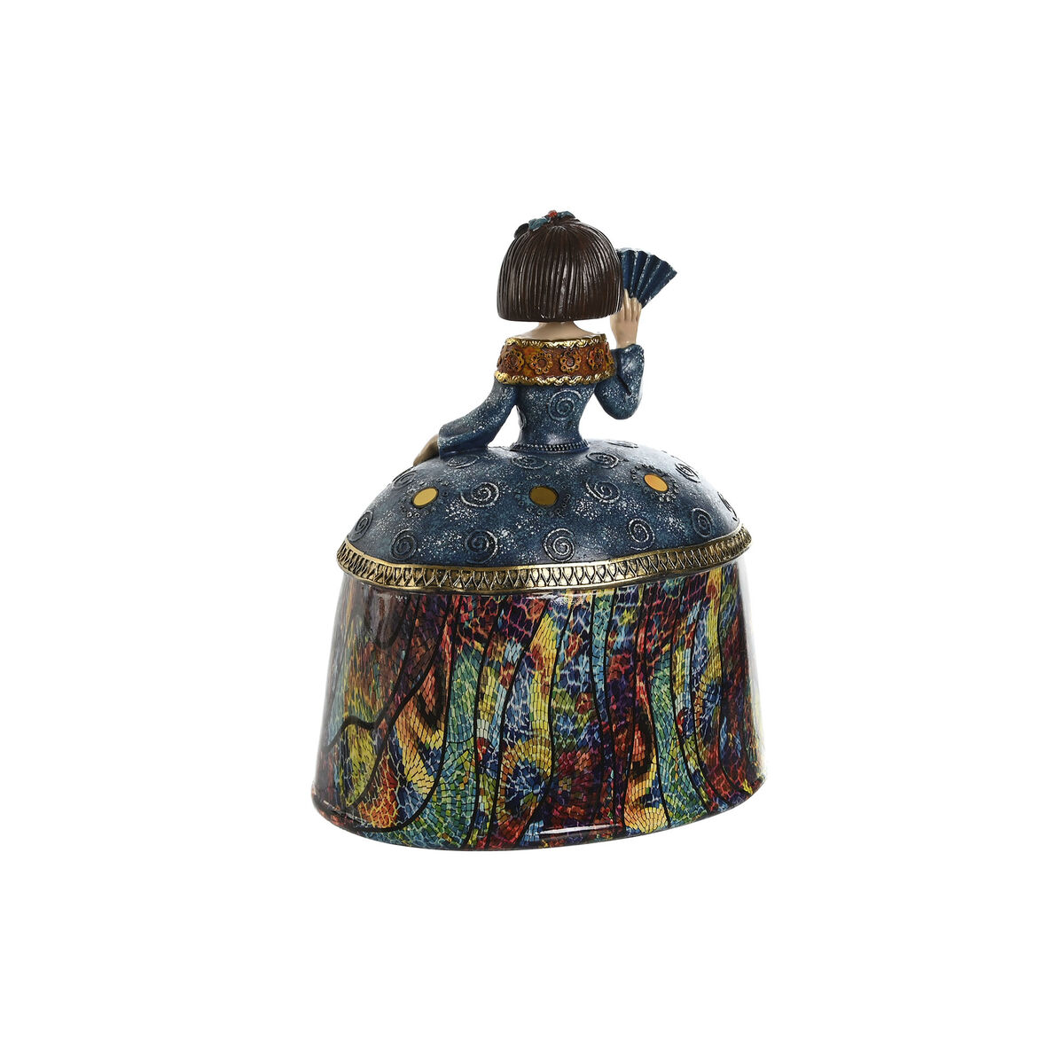 Prydnadsfigur Home ESPRIT Multicolour Romantisk 21,5 x 15,5 x 25,5 cm (3 antal) - 6