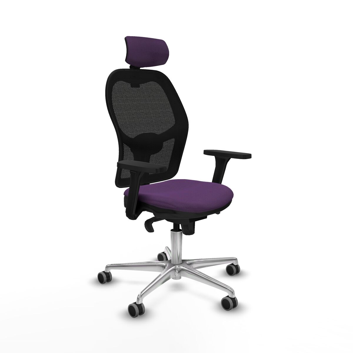 Kontorsstol med nackstöd Jorquera Piqueras y Crespo 3D086G2 Purpur
