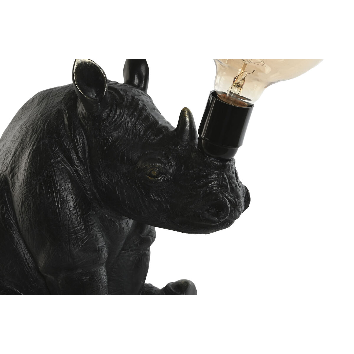 Bordslampa Home ESPRIT Svart Harts 50 W 220 V 35 x 21,7 x 29 cm - 10