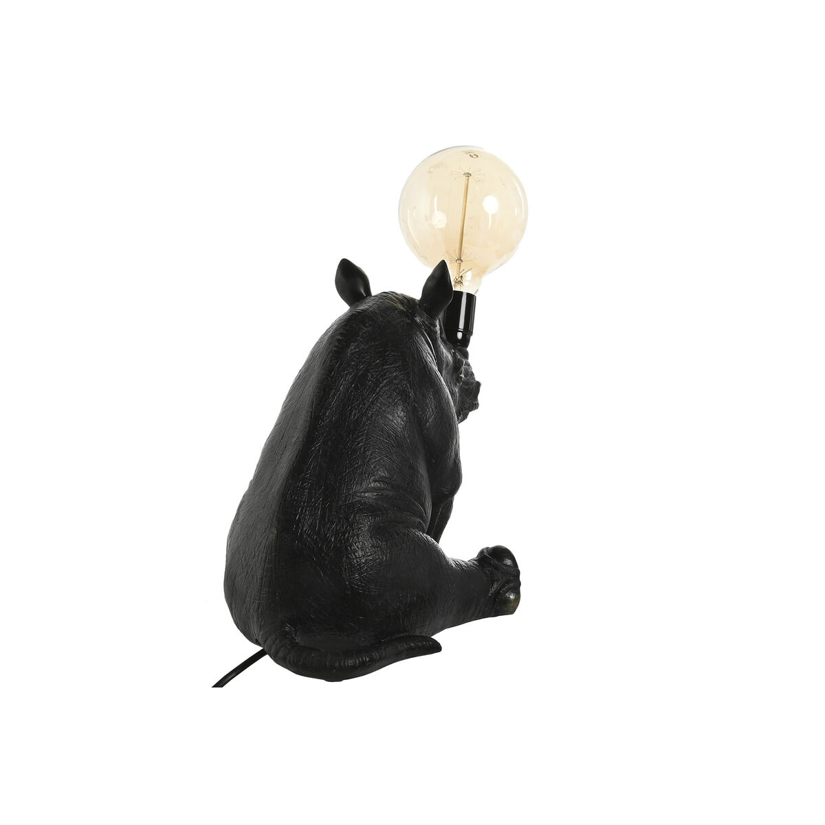 Bordslampa Home ESPRIT Svart Harts 50 W 220 V 35 x 21,7 x 29 cm - 5