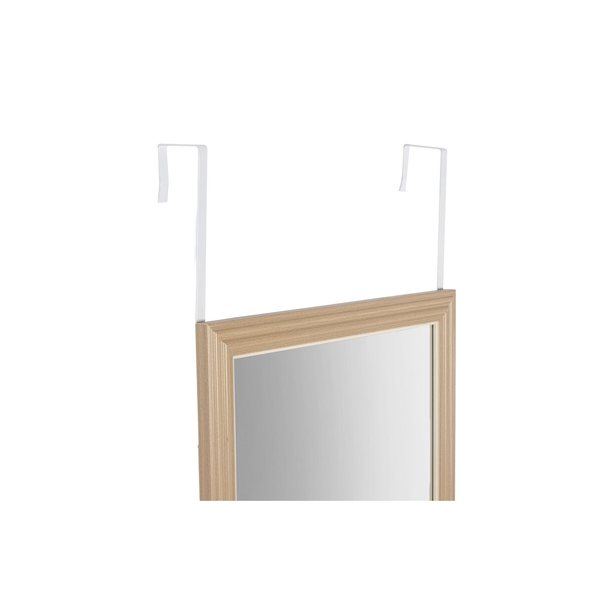 Väggspegel Home ESPRIT Vit Brun Beige Grå Glas polystyren 35 x 2 x 125 cm (4 antal) - 2