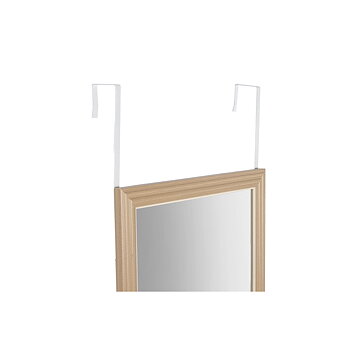 Väggspegel Home ESPRIT Vit Brun Beige Grå Glas polystyren 35 x 2 x 125 cm (4 antal)