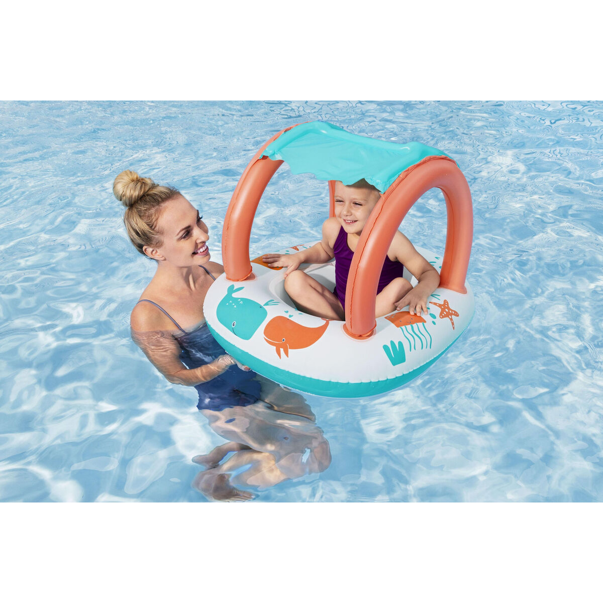 Uppblåsbar båt Bestway 78 x 61 x 56 cm - 3