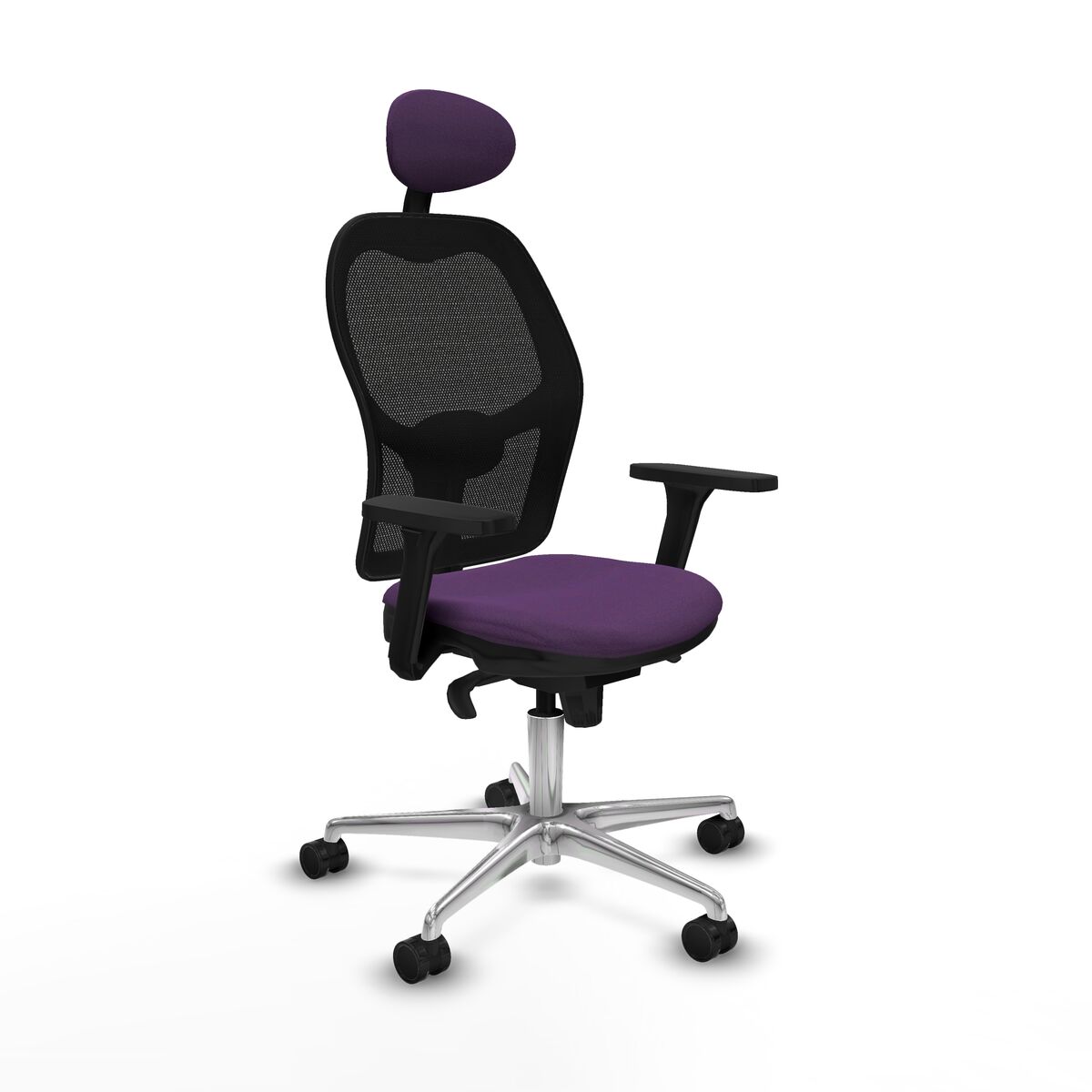 Kontorsstol med nackstöd Jorquera Piqueras y Crespo 3D086N1 Purpur