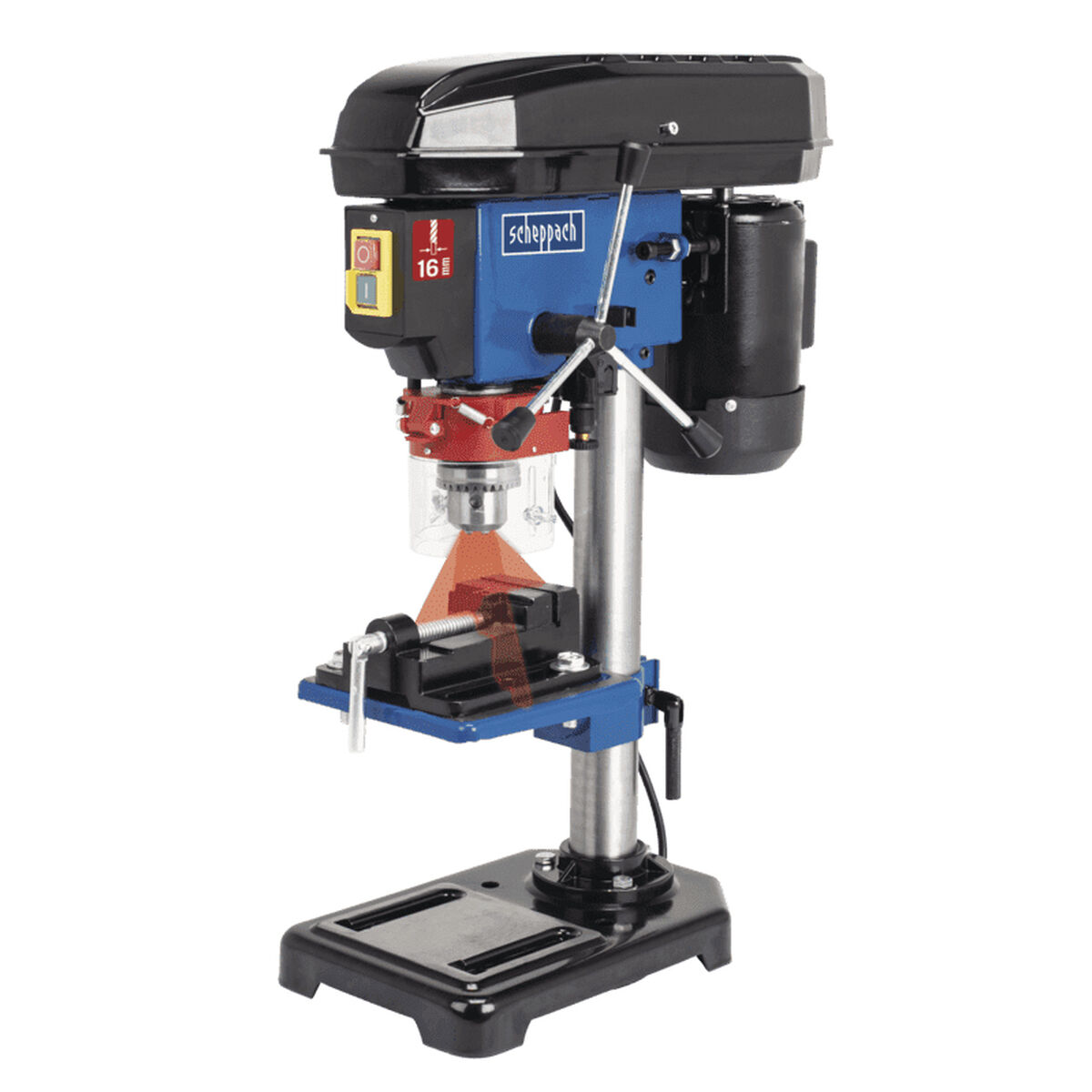 Pelarborrmaskin Scheppach DP16VLS 500 W - 7