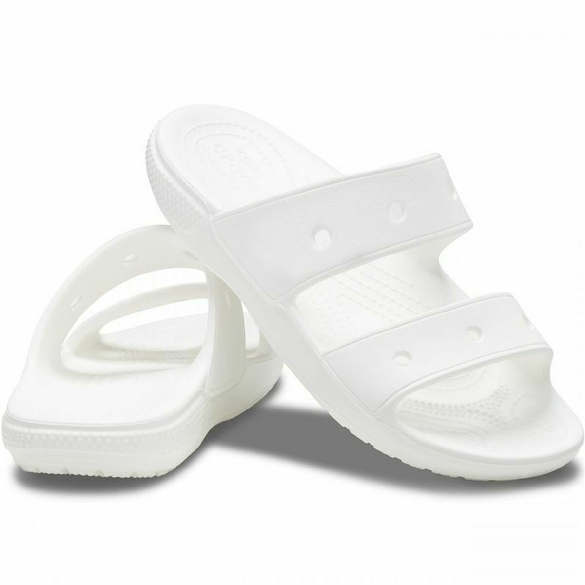 Strandtofflor för kvinnor Crocs Classic Vit - 11
