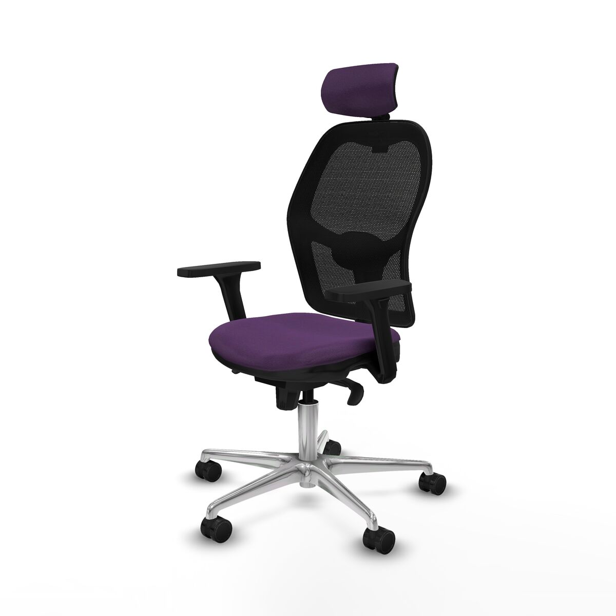 Kontorsstol med nackstöd Jorquera Piqueras y Crespo 3D086N2 Purpur - 2