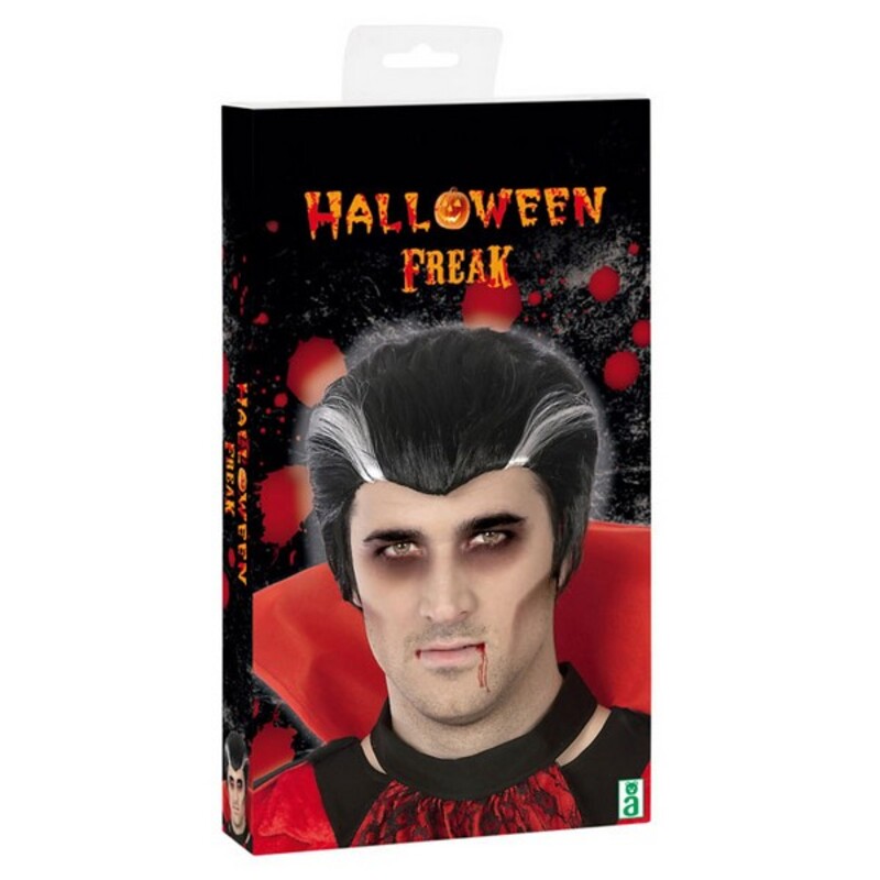 Peruk till Halloween 42729 Mörk - 2
