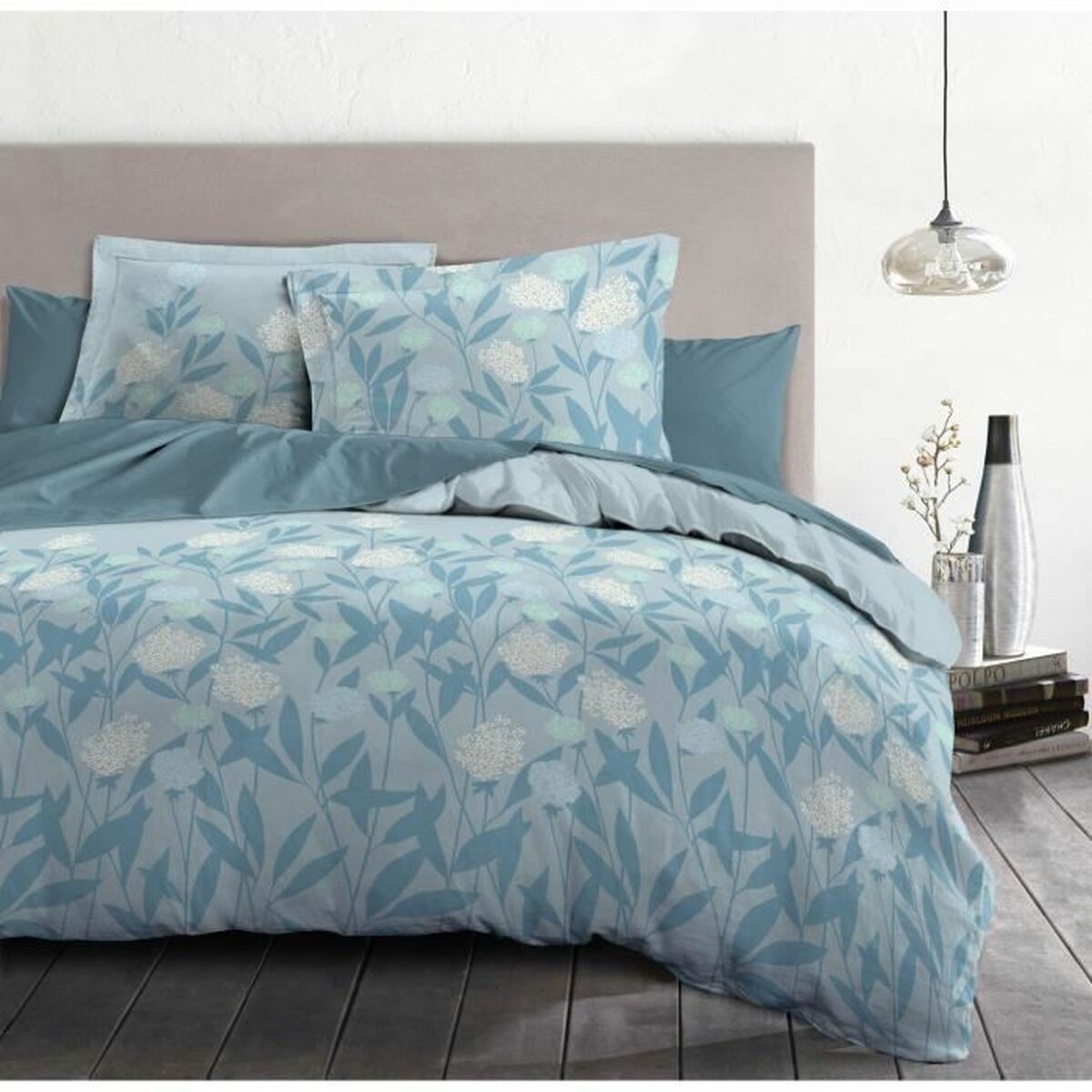 Täckslagsset HOME LINGE PASSION Blå 240 x 260 cm 3 Delar - 3