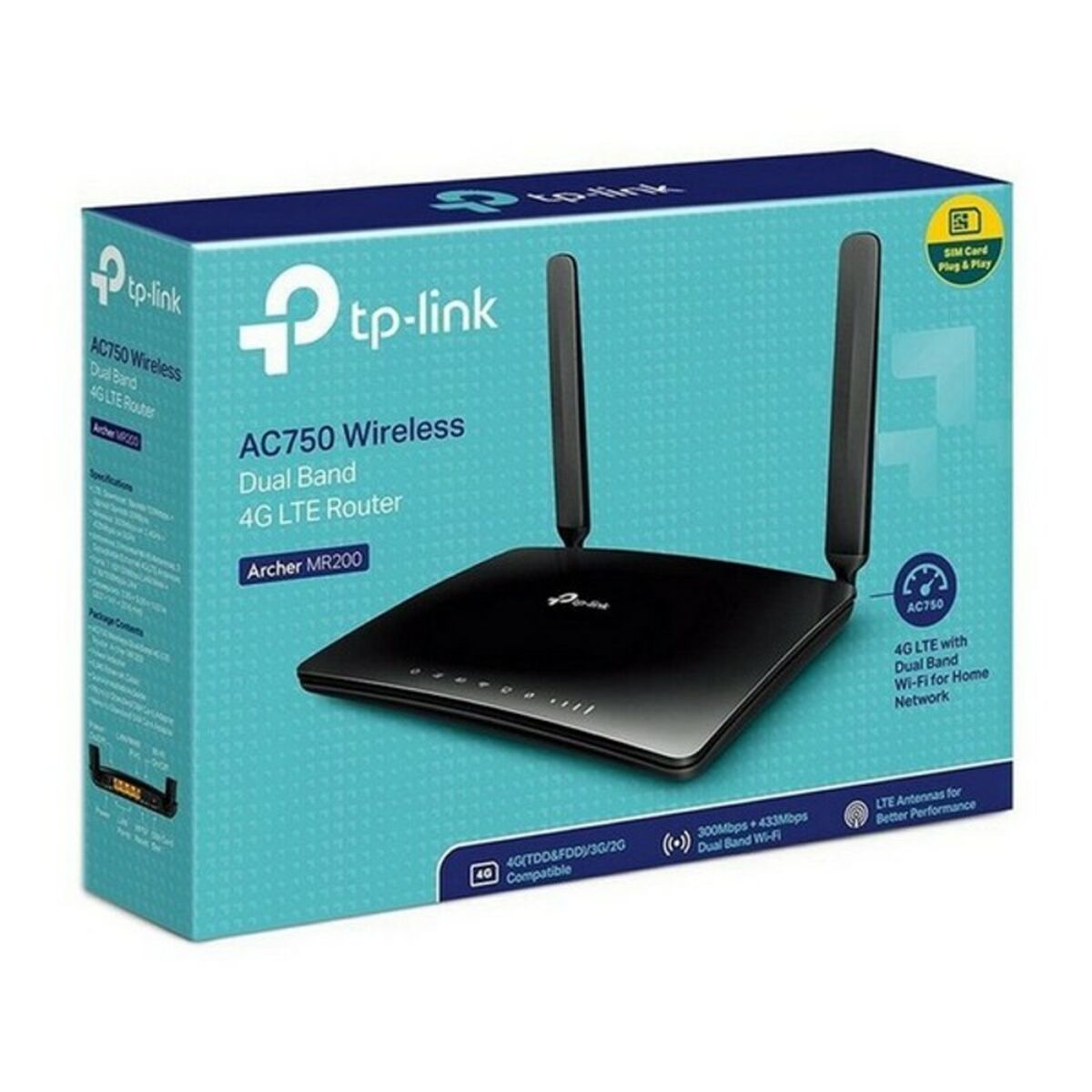 Router TP-Link Archer MR200 433 Mbps - 4