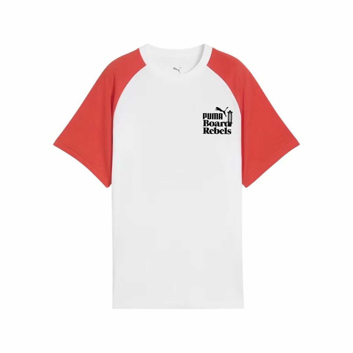 Barn T-shirt med kortärm Puma Puma Mid90S Graphic Tee Vit Röd