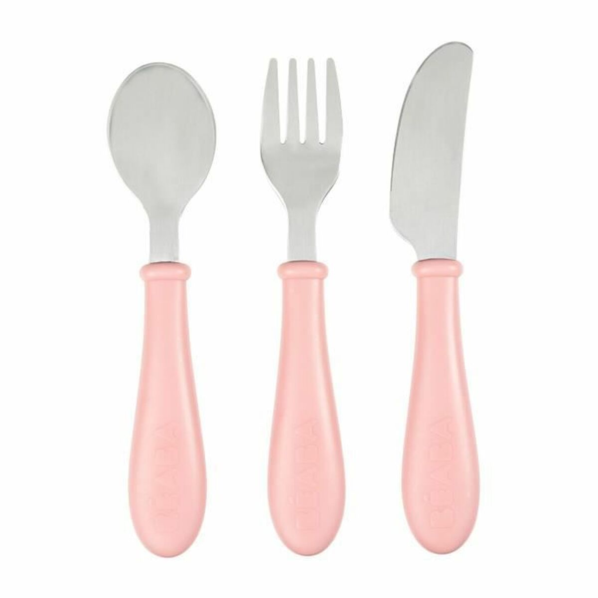 Bestick Béaba Rosa Rostfritt stål 3 Delar - 6