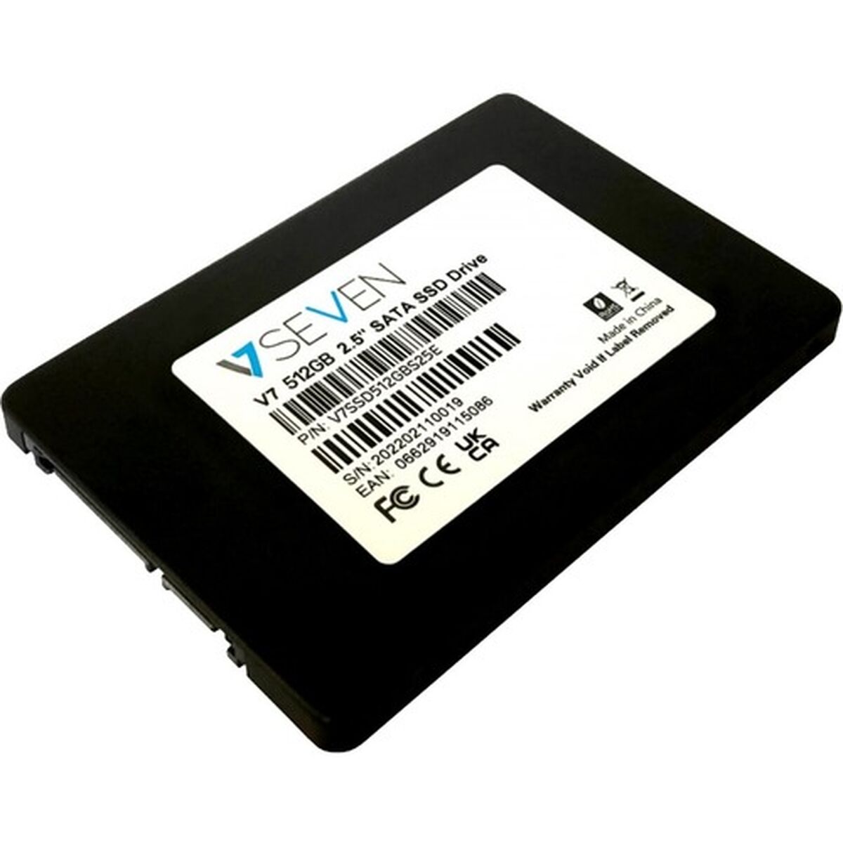 Hårddisk V7 V7SSD512GBS25E 512 GB - 4