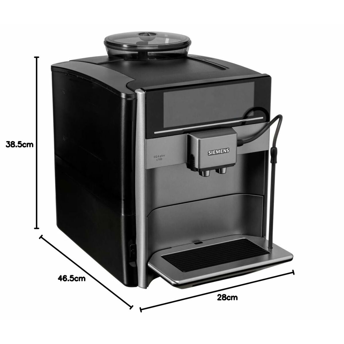 Superautomatisk kaffebryggare Siemens AG TE651209RW Vit Svart Titan 1500 W 15 bar 2 Csészék 1,7 L - 2