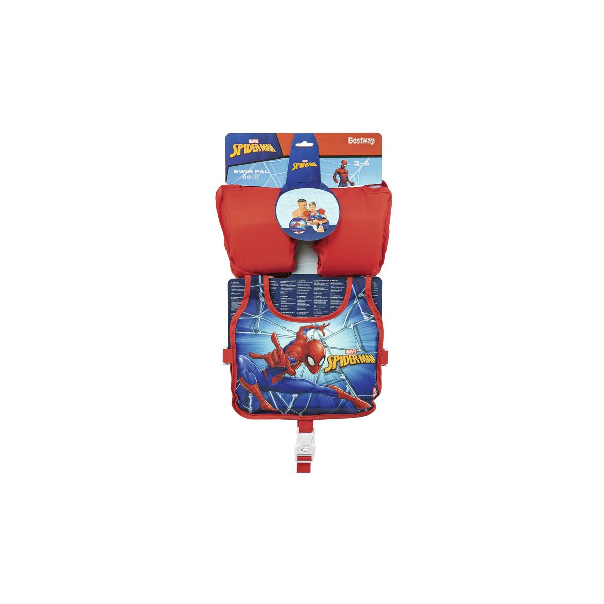 Bestway Västar med Armringar Disney Spiderman 56 cm +3-6 År Pool och Strand 98795 - 2