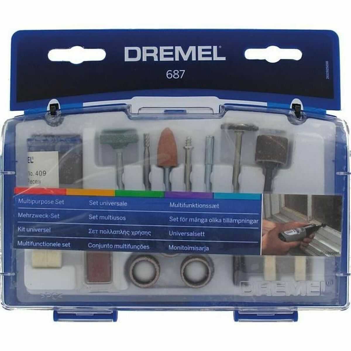 Set med tillbehör för multiverktyg Dremel 687