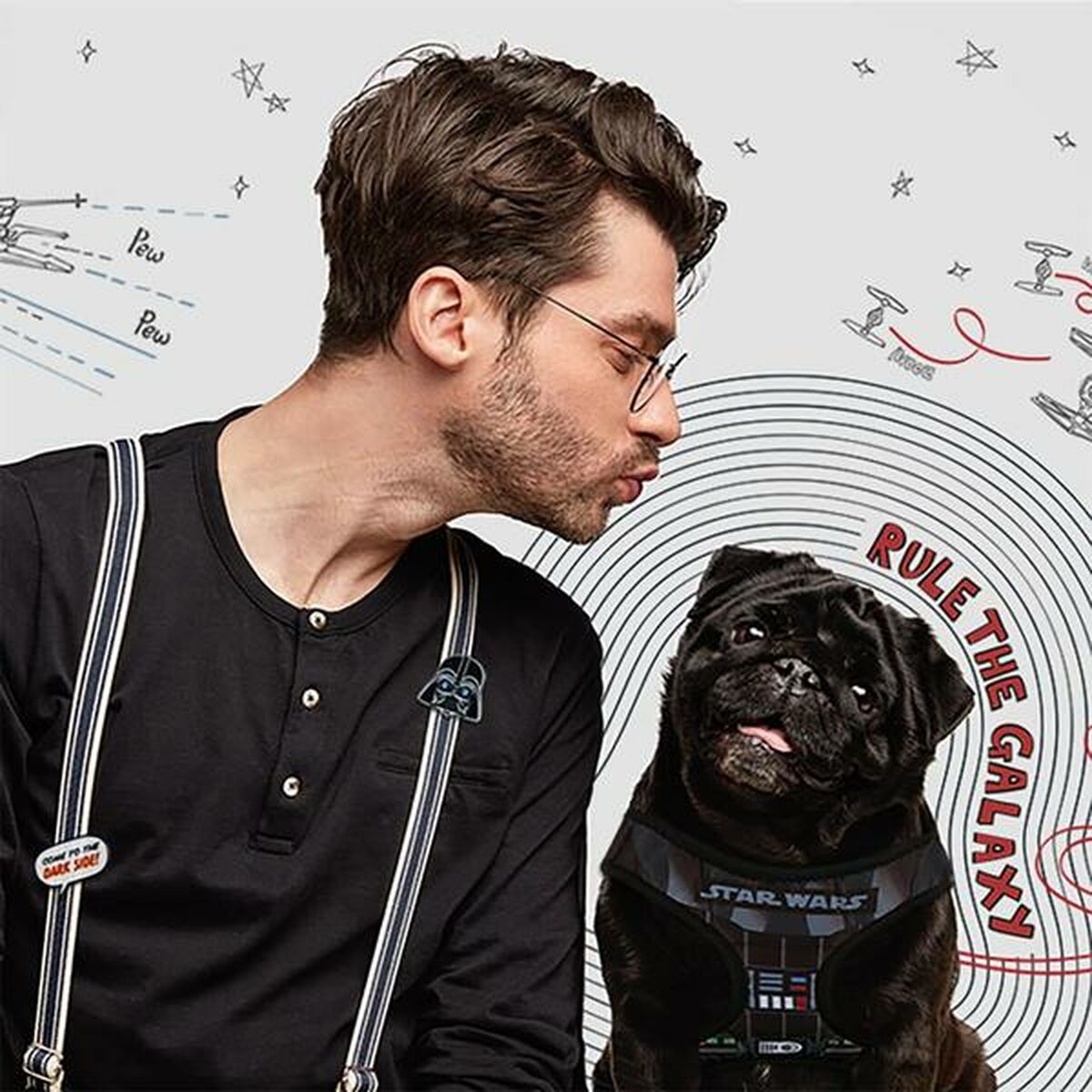 Hundsele Star Wars Svart XXS - 2