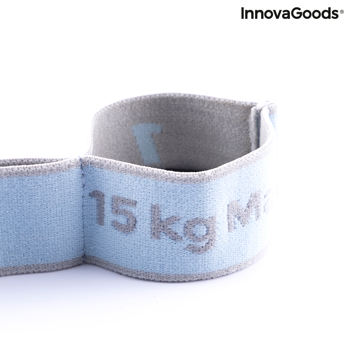 Elastiskt Fitnessband för Stretching med träningsguide Stort InnovaGoods - 3