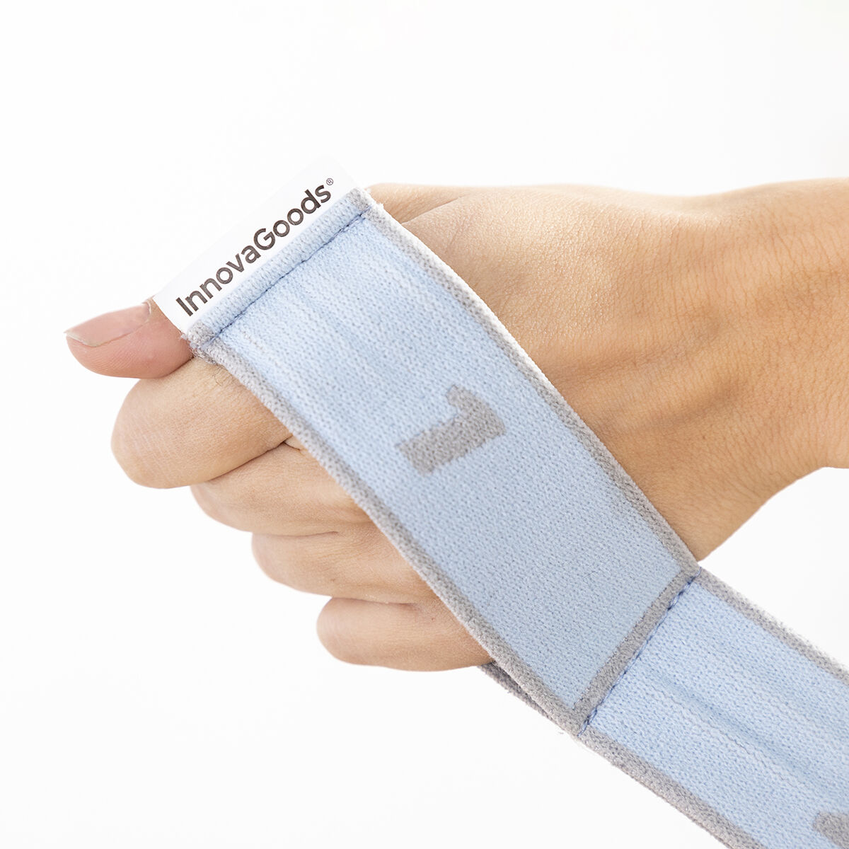 Elastiskt Fitnessband för Stretching med träningsguide Stort InnovaGoods - 24