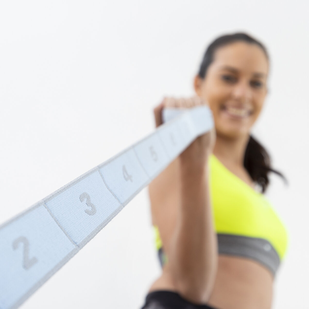 Elastiskt Fitnessband för Stretching med träningsguide Stort InnovaGoods - 22