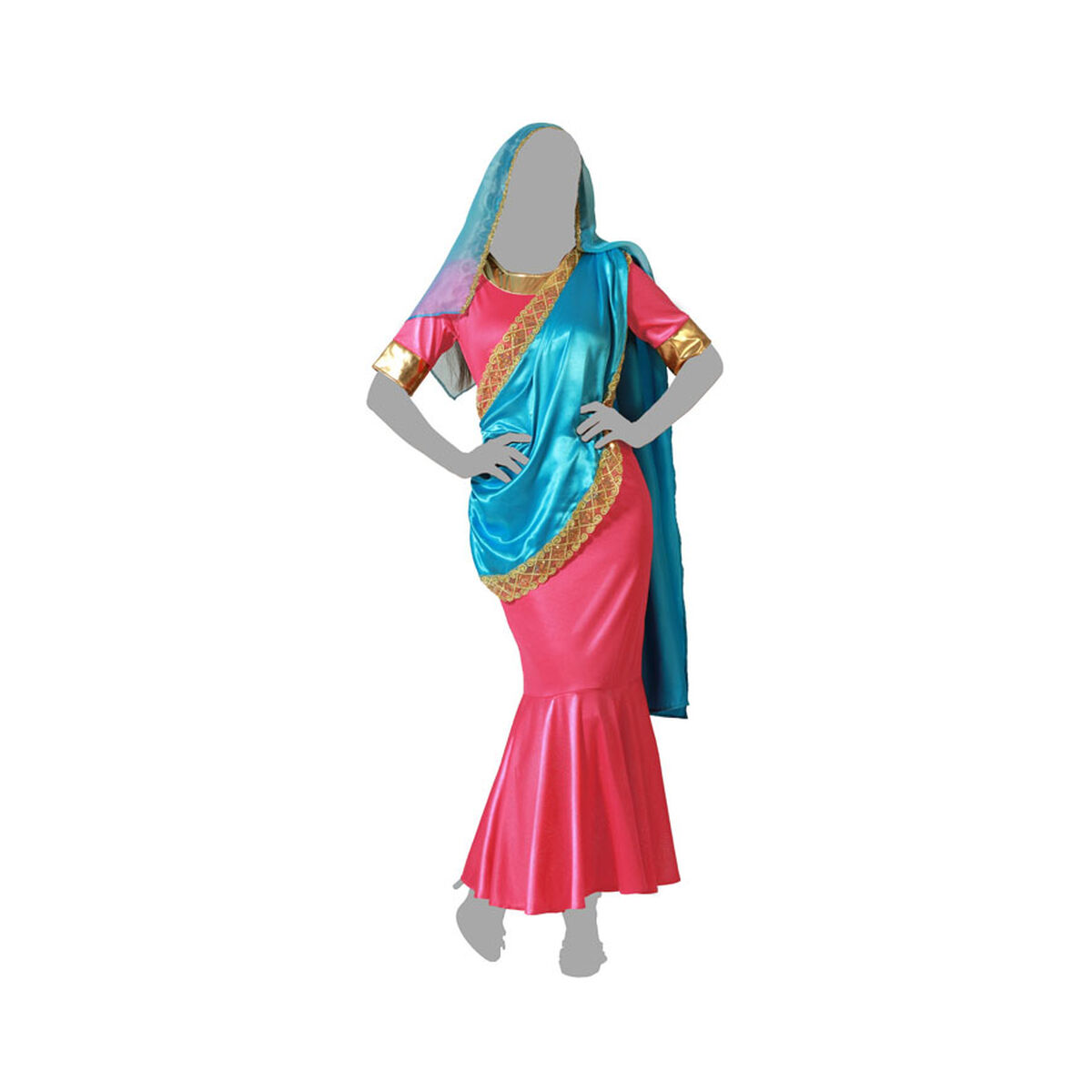 Maskeraddräkt vuxna Hindu XS/S - 5