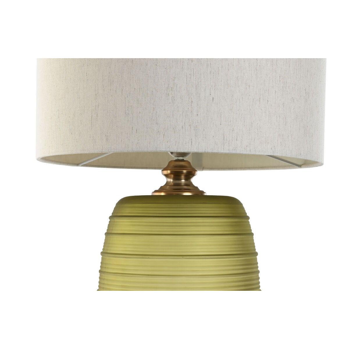 Bordslampa Home ESPRIT Grön Beige Gyllene Glas 50 W 220 V 38 x 38 x 57 cm - 5