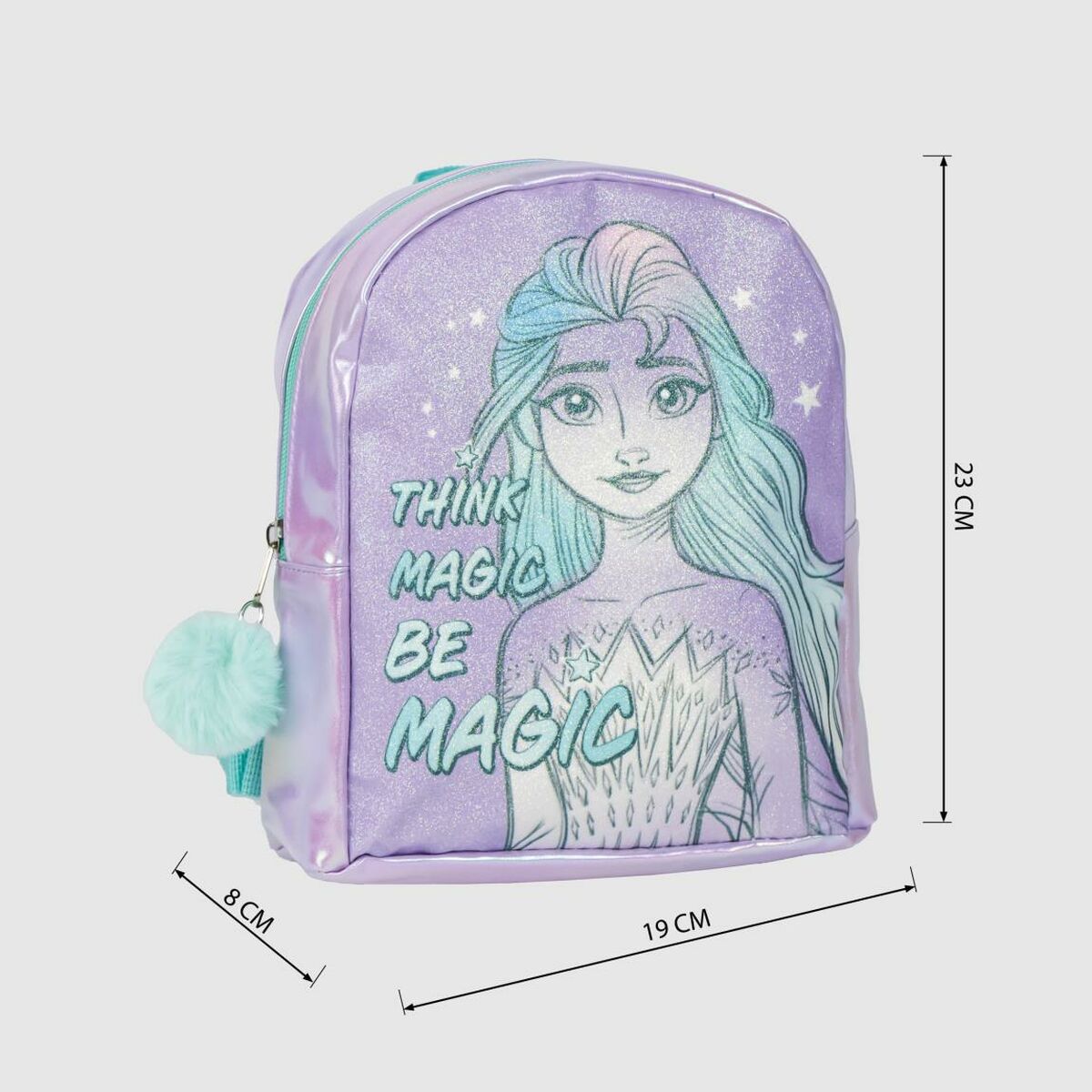 Ryggsäck Casual Frozen Purpur 19 x 23 x 8 cm - 4