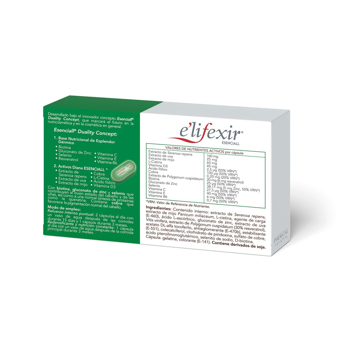 Anti-Håravfall behandling Elifexir Esenciall Kapslar x 30 (30 antal) - 5