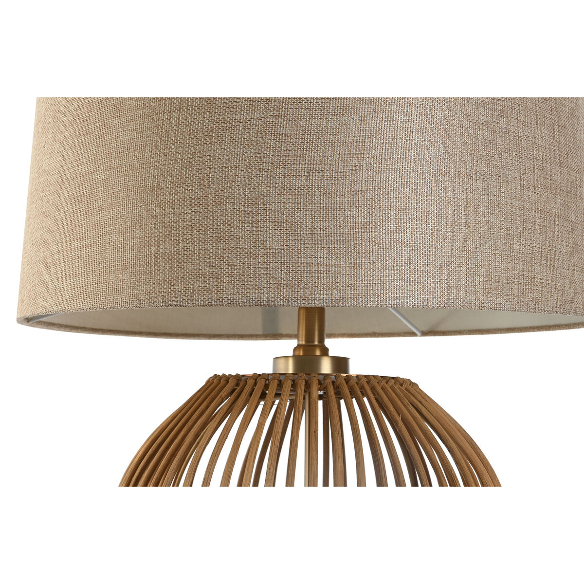Bordslampa Home ESPRIT Brun Beige Gyllene Naturell 50 W 220 V 43 x 43 x 67 cm - 5