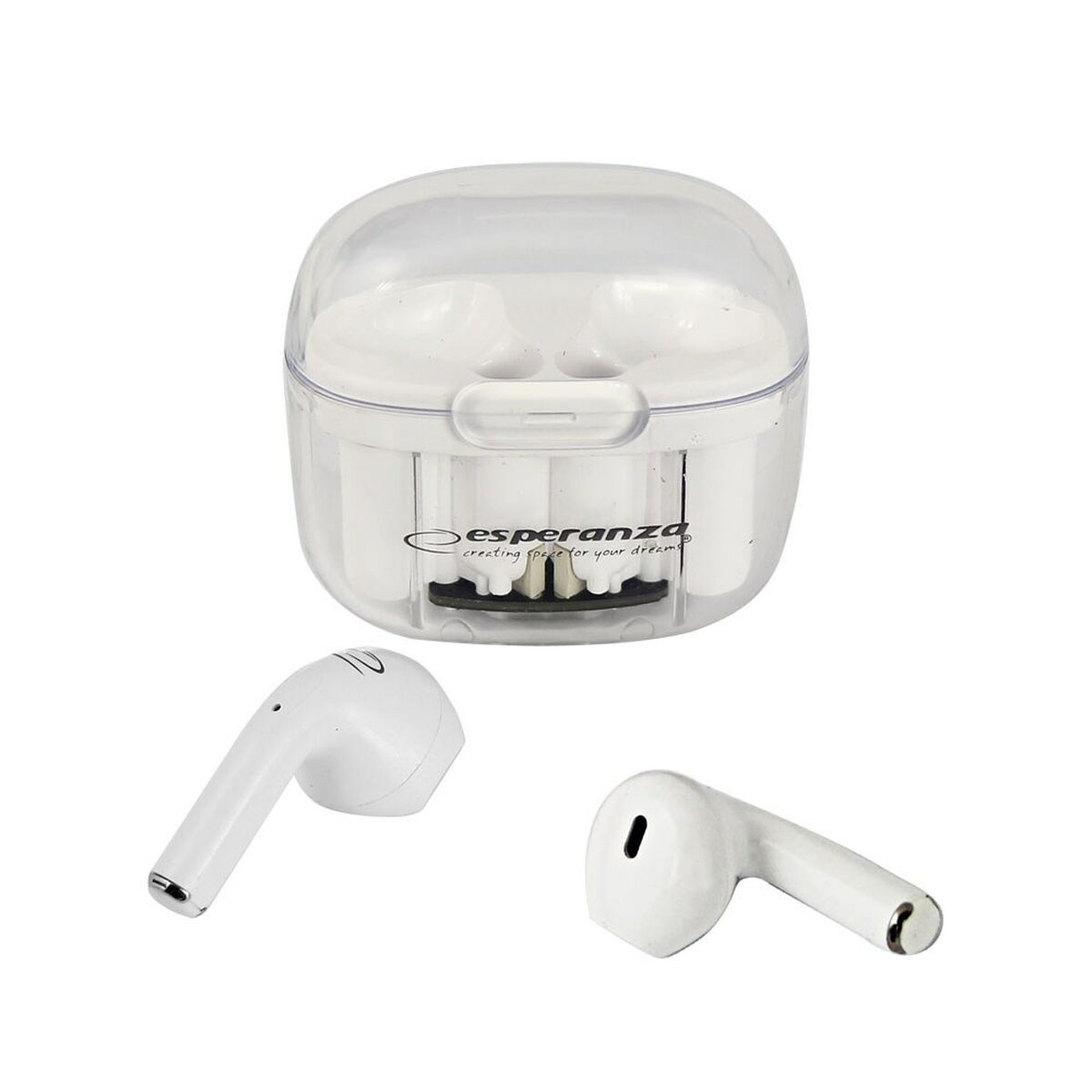 Ear Bluetooth hörlurar Esperanza EH237W Vit - 6