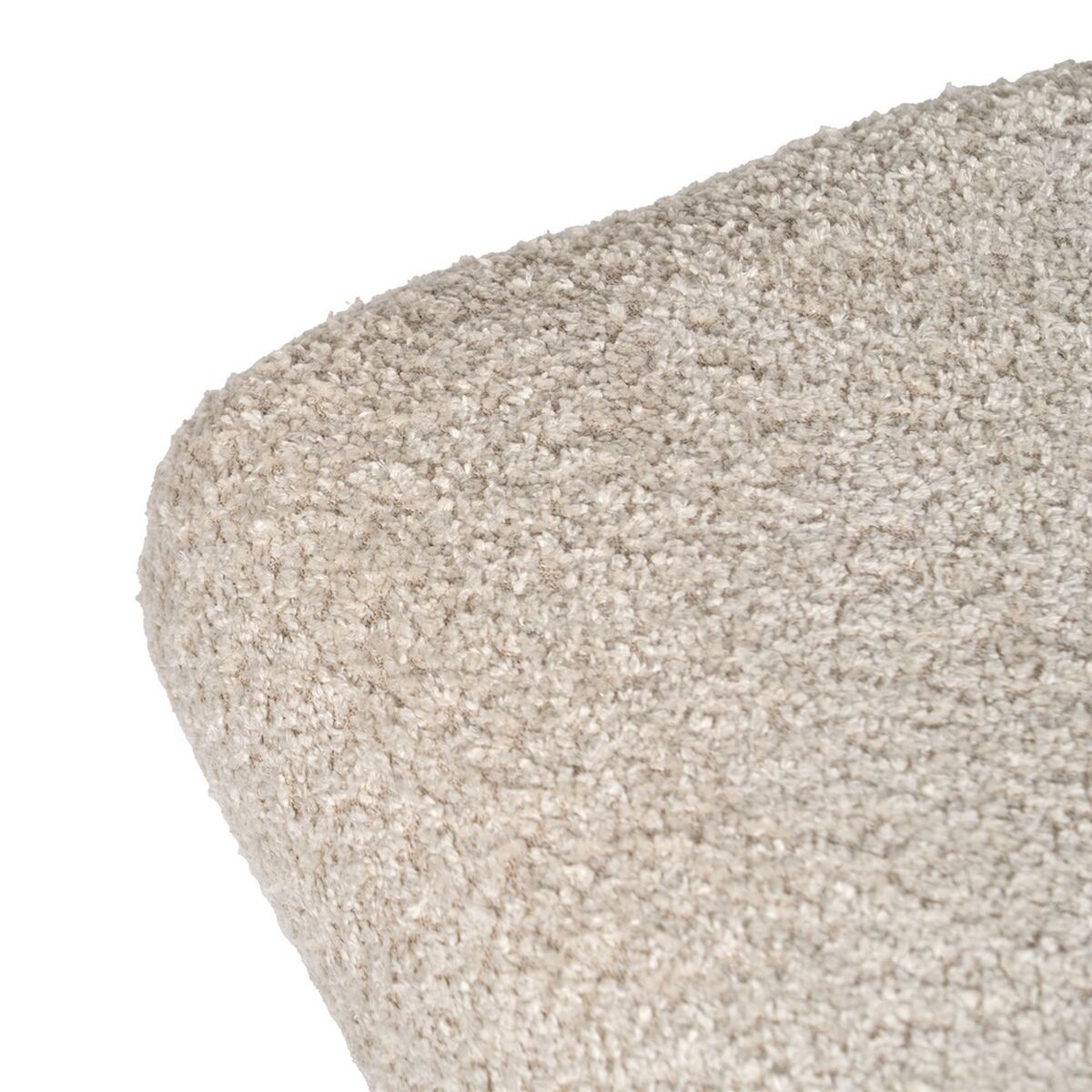 Sittpall Beige Naturell Polyester furuträ 53 x 38 x 41 cm - 3