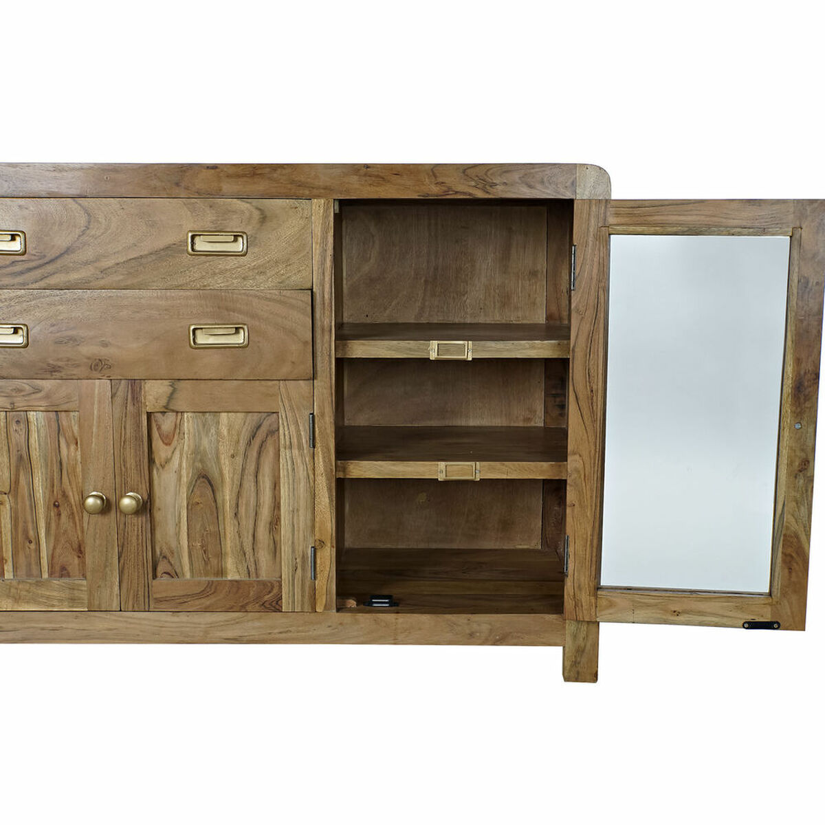 Skänk DKD Home Decor   Gyllene Naturell Akaciaträ 150 x 40 x 81 cm - 15