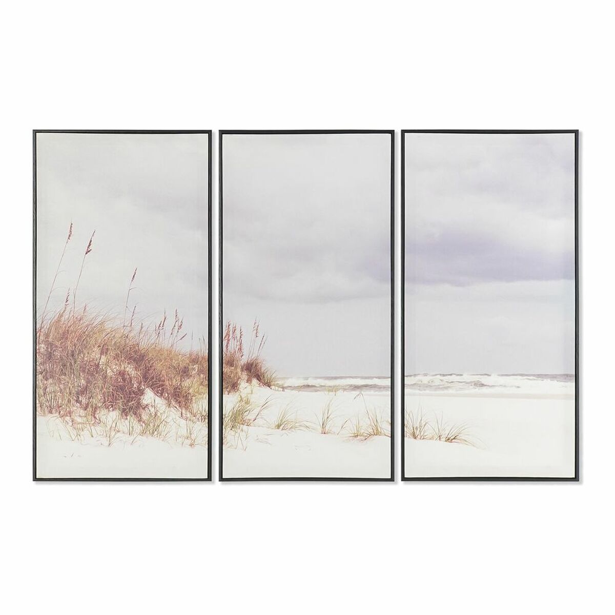 Kanvas DKD Home Decor Strand Medelhavs (120 x 2,8 x 80 cm) - 4