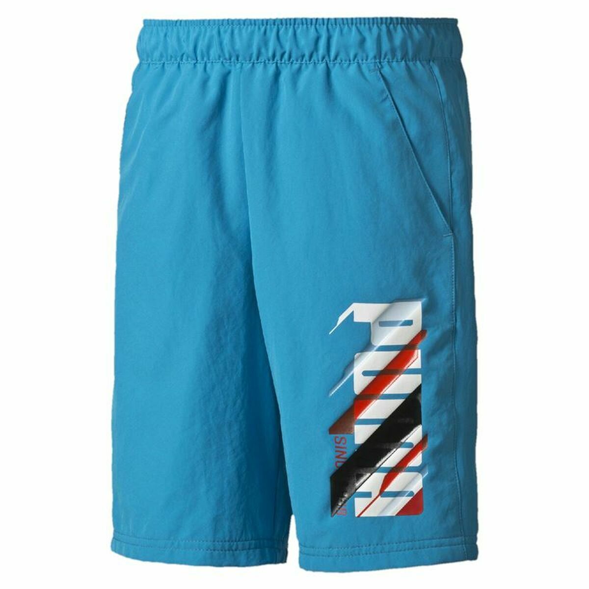 Sportshorts för barn Puma Graphic Woven Blå