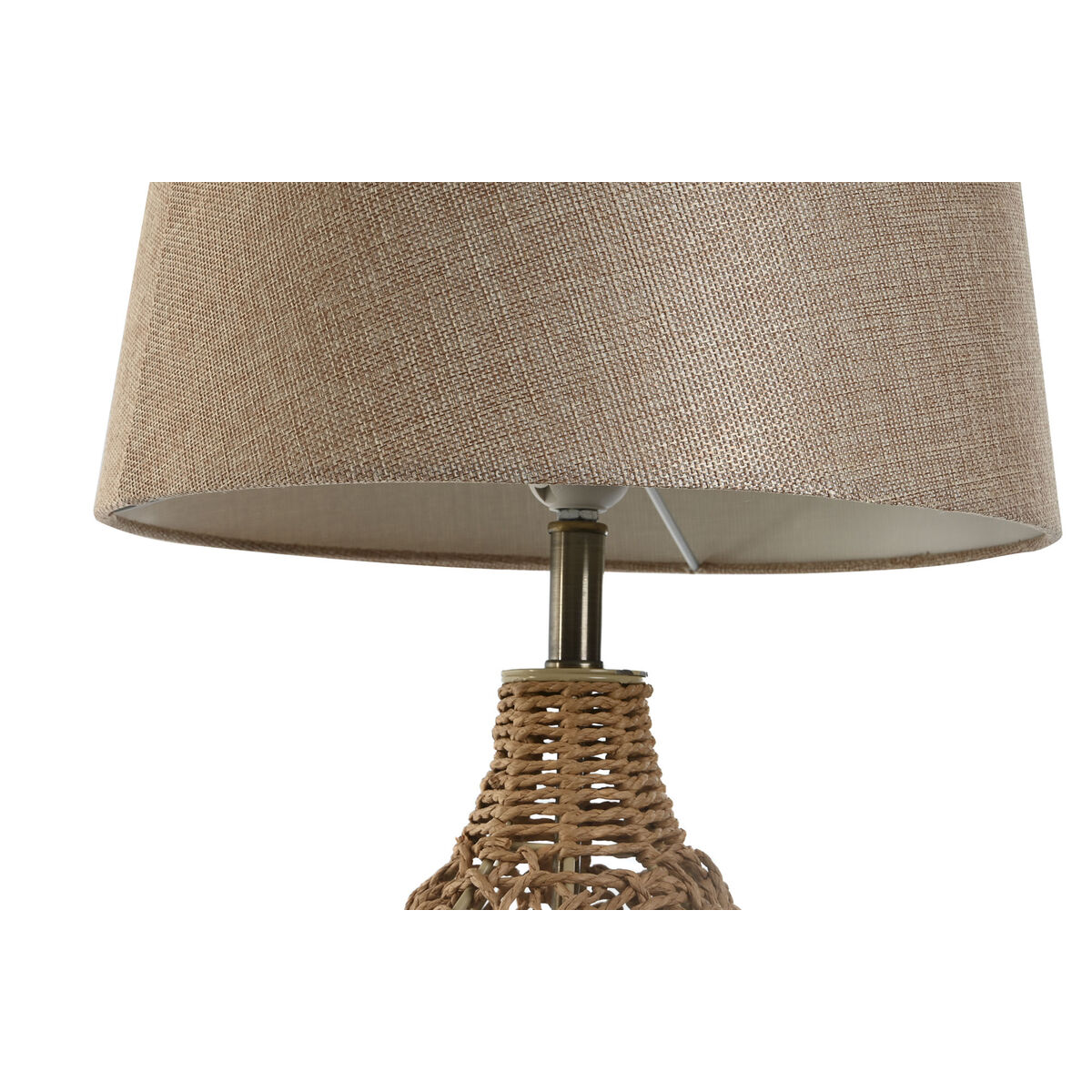 Bordslampa Home ESPRIT Brun Beige Gyllene Naturell 50 W 220 V 33 x 33 x 60 cm - 5
