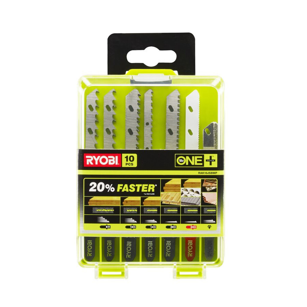 Knivblad Ryobi RAK10JSBMP Sticksågar 10 Delar - 2