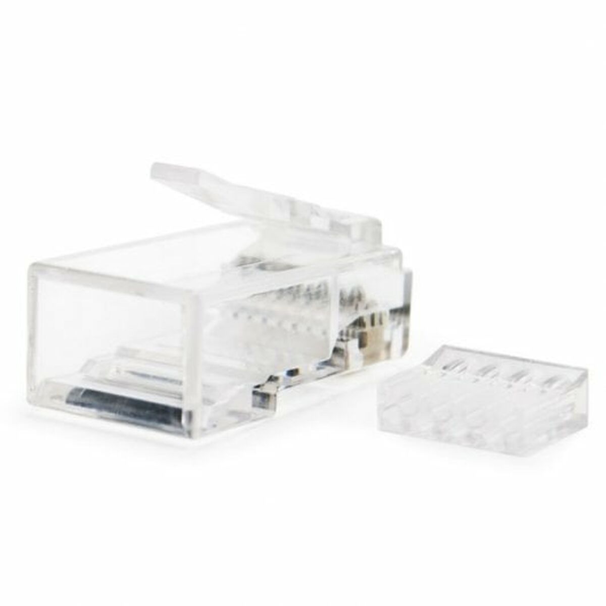Koppling RJ45 NANOCABLE 10.21.0201-50 Transparent - 2