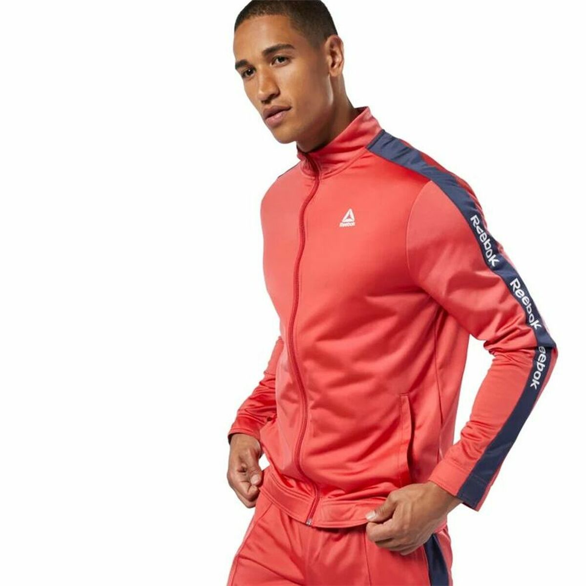 Träningsjacka Herr Reebok Essentials Linear Röd - 15