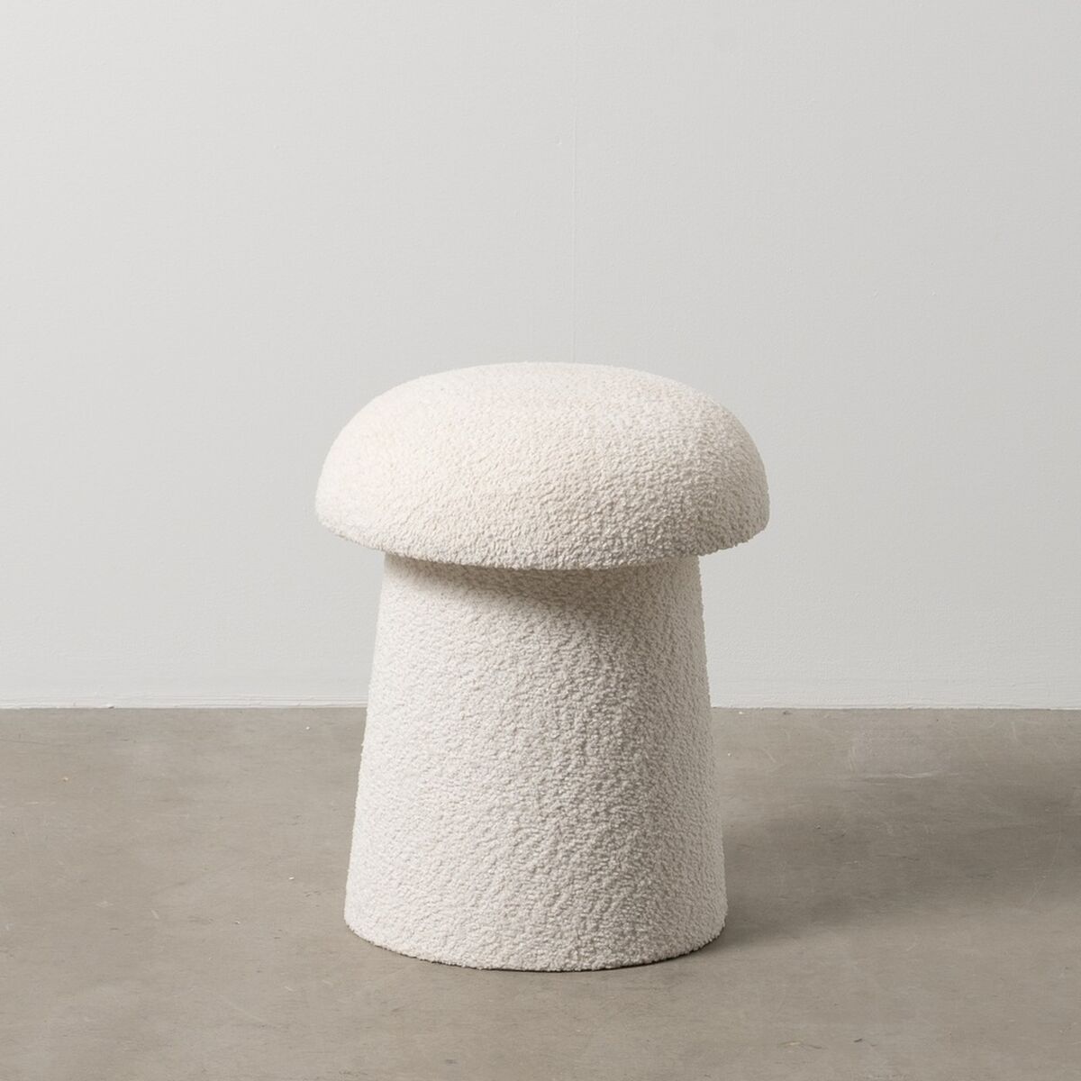 Puff Vit Trä MDF 35 x 35 x 42 cm - 2