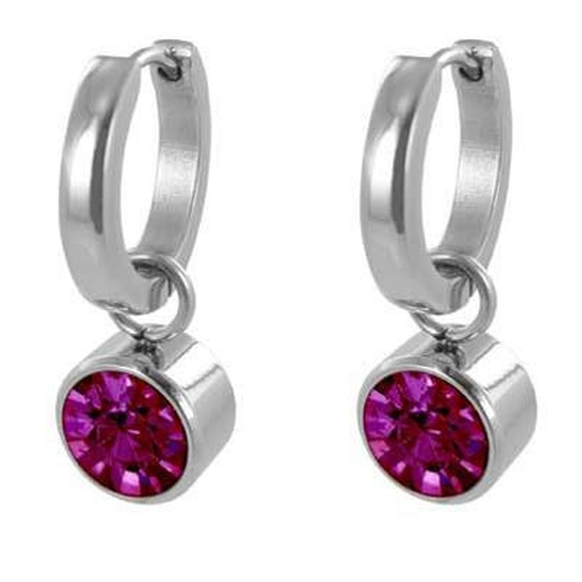 Dam örhängen CO88 Collection 8CE-60005 Silvrig Fuchsia