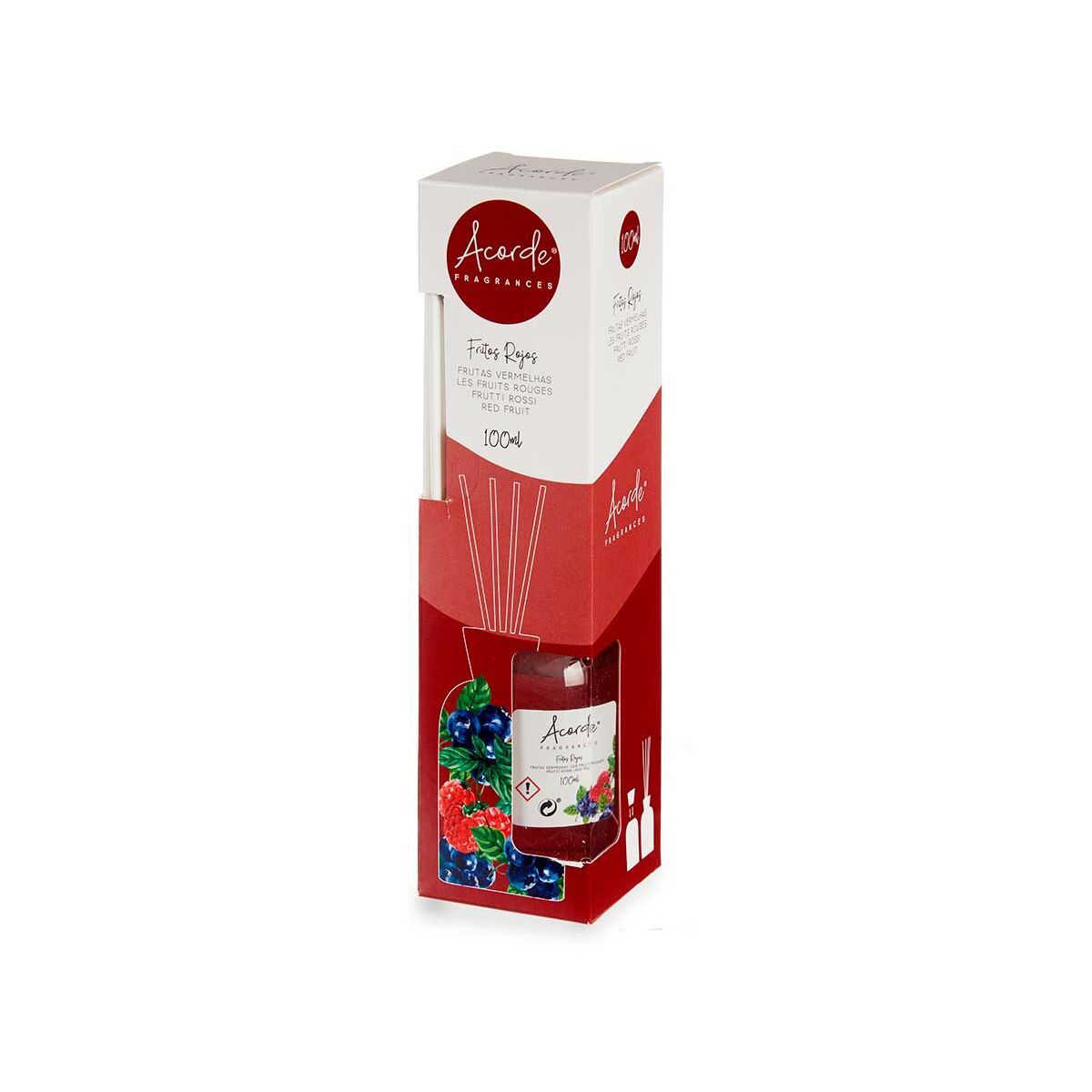 Parfympinnar Acorde Röda Bär 100 ml (12 antal) - 2