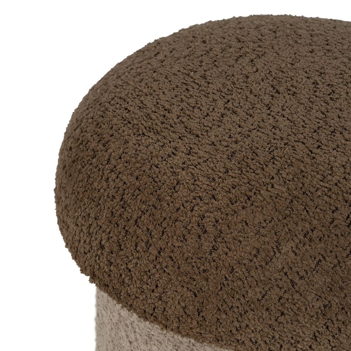 Puff Brun Beige Trä MDF 40 x 40 x 48 cm (2 antal) - 6