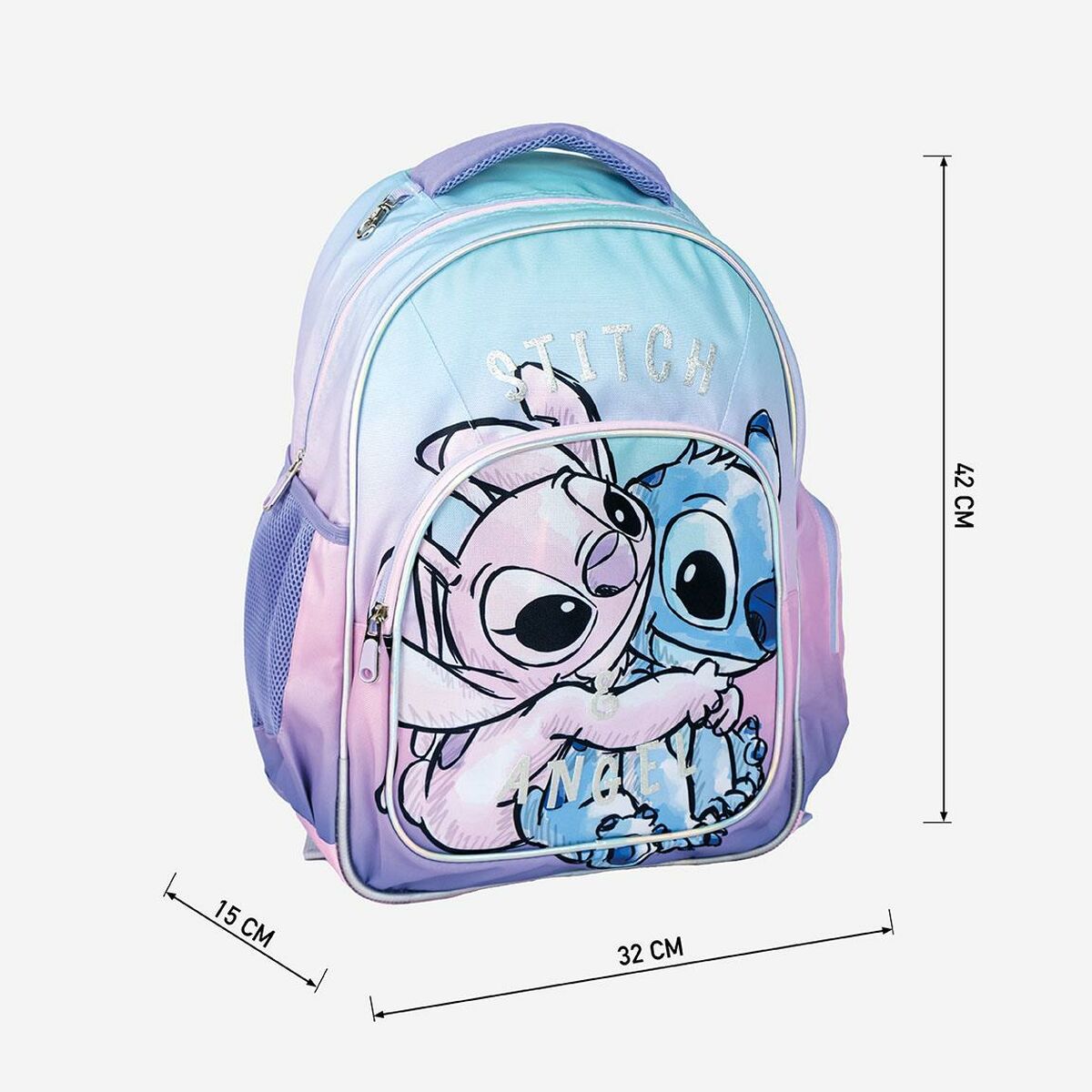 Skolryggsäck Stitch Lila - 8