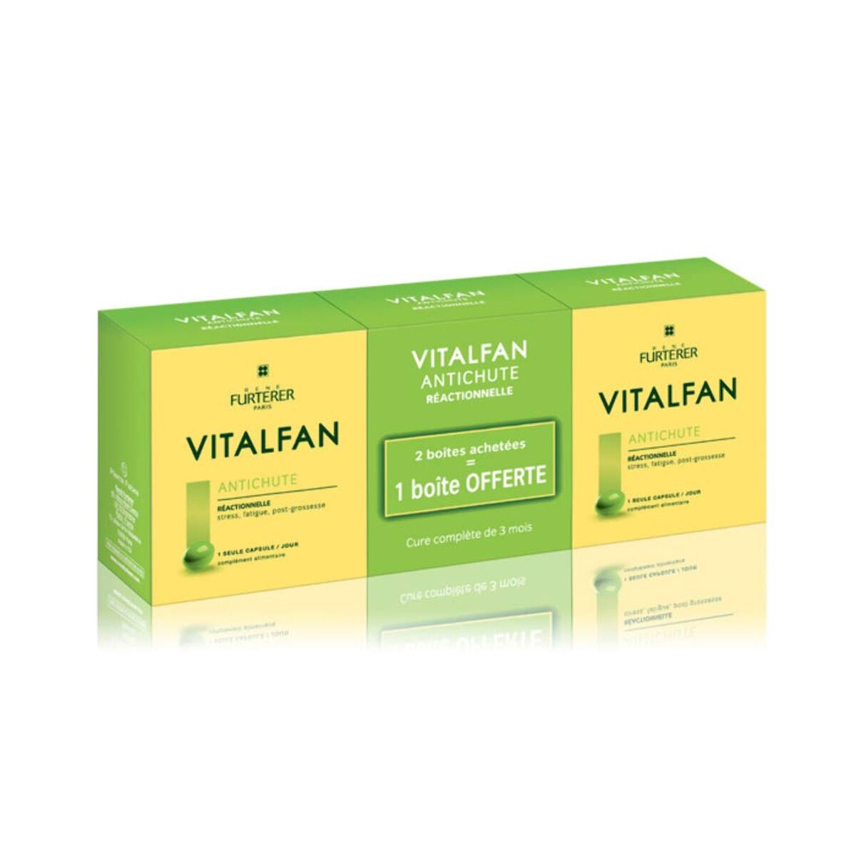 Hair Loss Food Supplement René Furterer Antiqueda Trio Vitalfan Antiqueda Reacional - 2