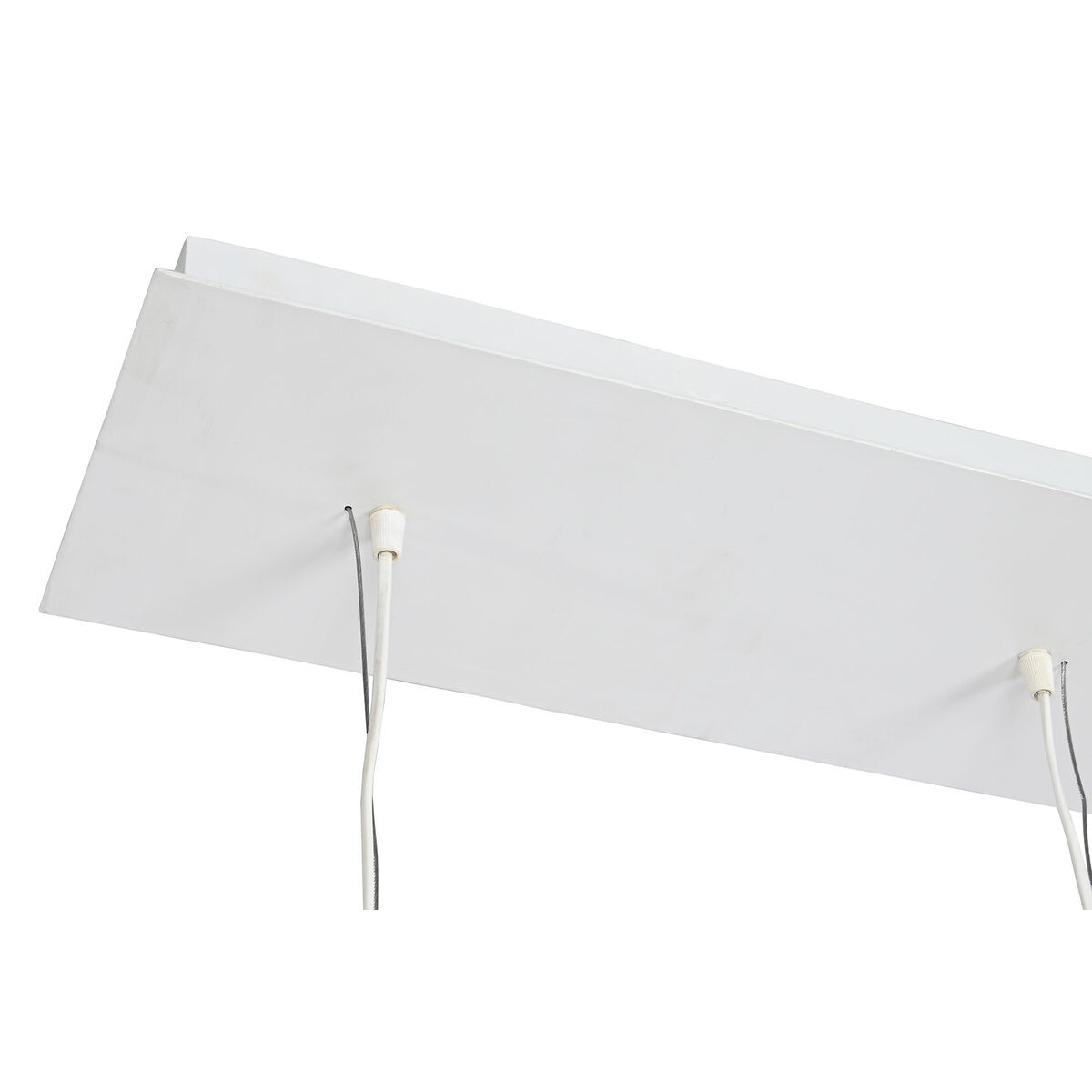 Taklampa Home ESPRIT Vit Naturell Eukalyptus trä 50 W 20 x 20 x 40 cm - 3