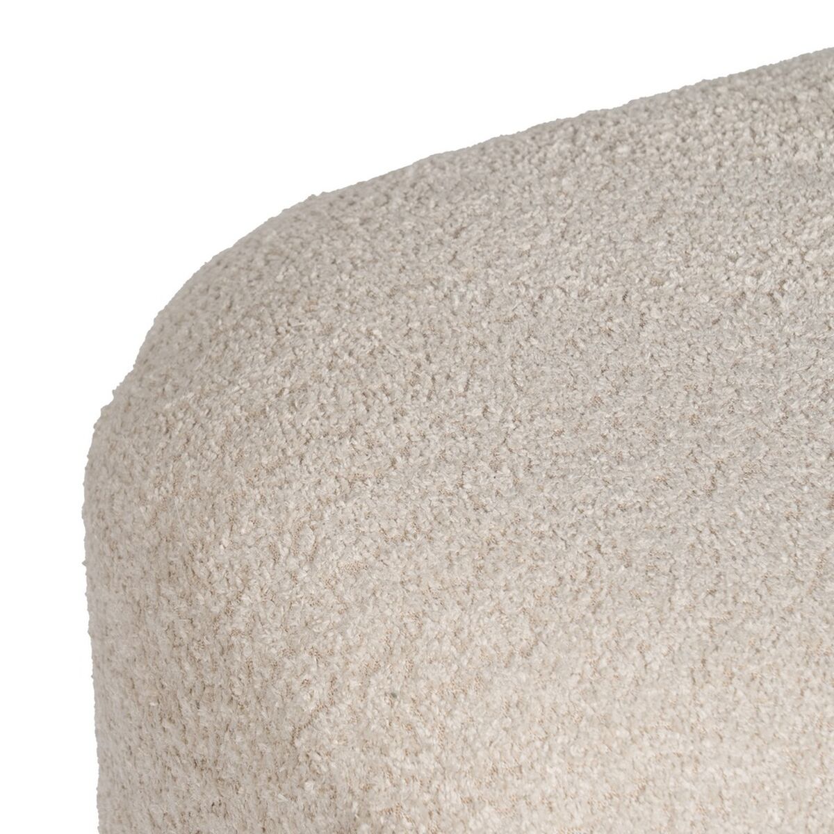 Sittpall Beige Polyester furuträ 110 x 45 x 40 cm - 3
