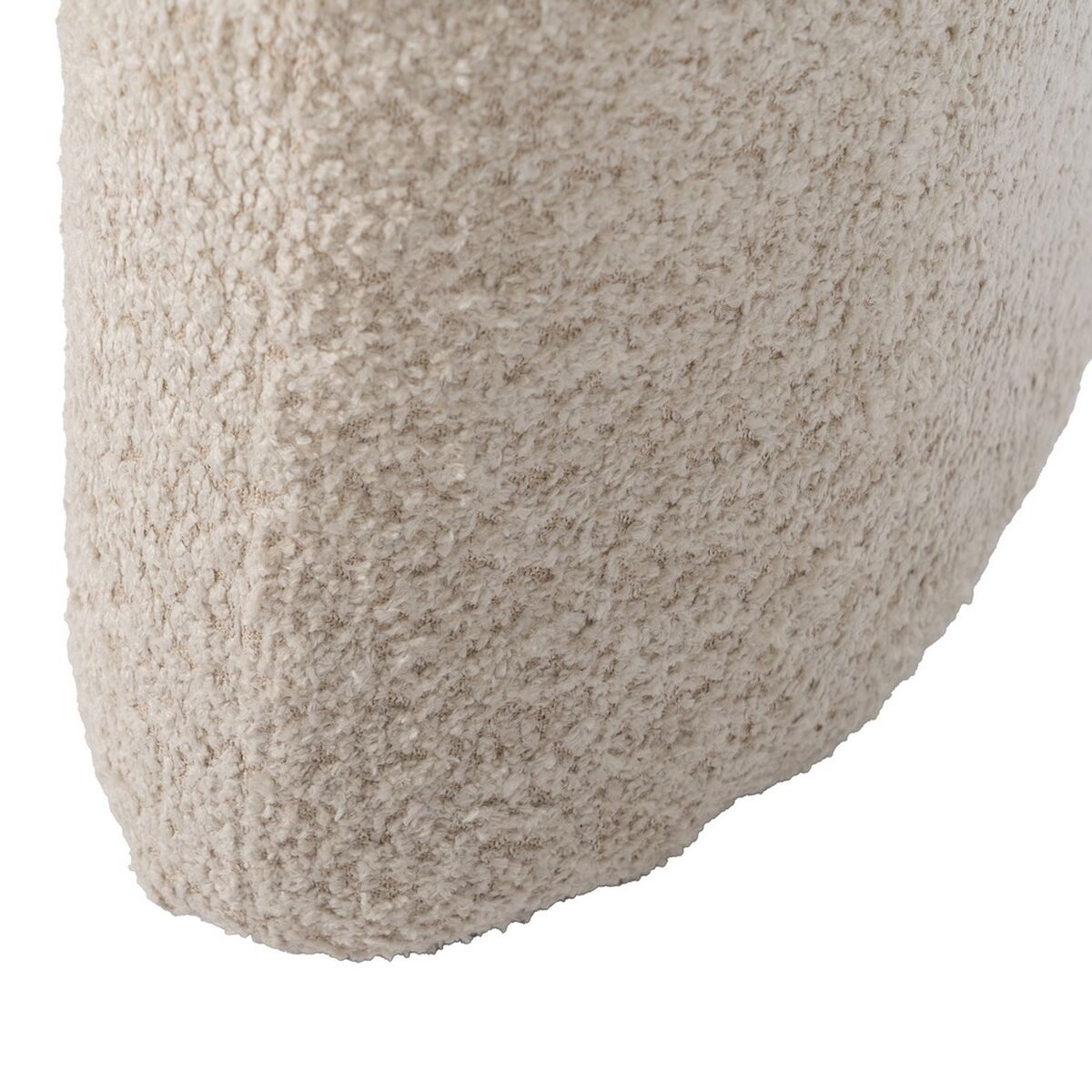 Sittpall Beige Polyester furuträ 110 x 45 x 40 cm - 7